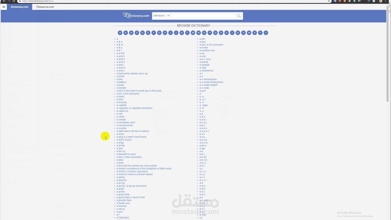 البحث في القاموس لإيجاد اسماء ثم التحقق منها هل هي موجوده كنطاق دومين او لا اوتوماتيك
