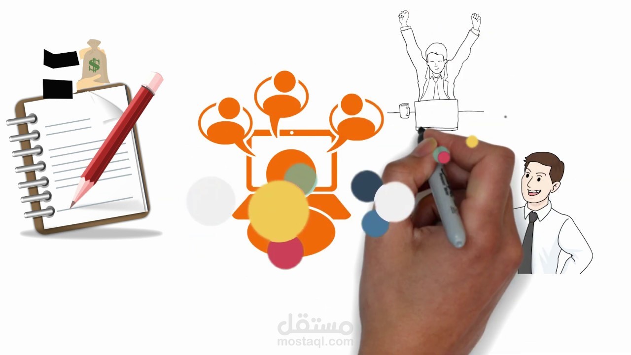 whietboard animation video