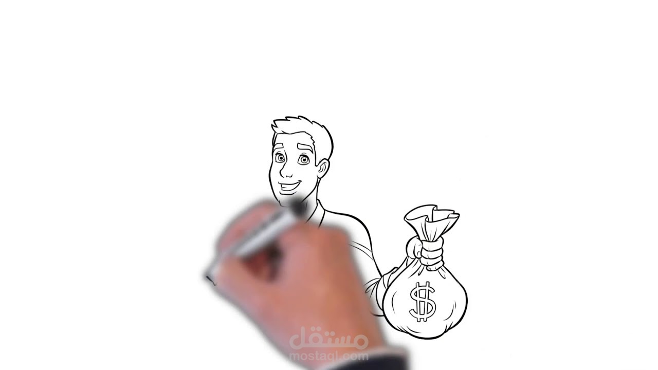 whietboard animation video