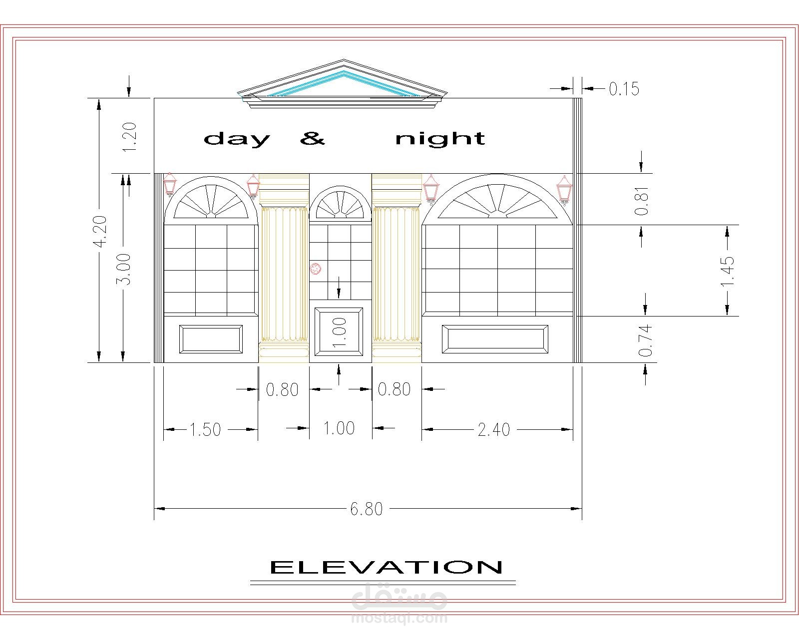 واجهه كافيه