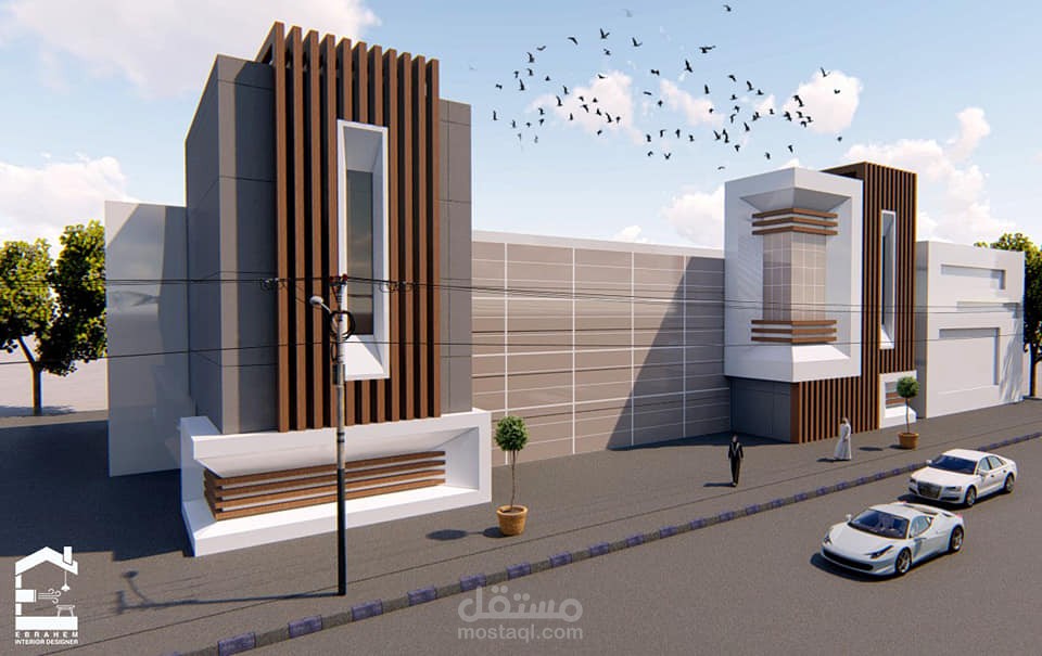 تصميم مبنى اداري