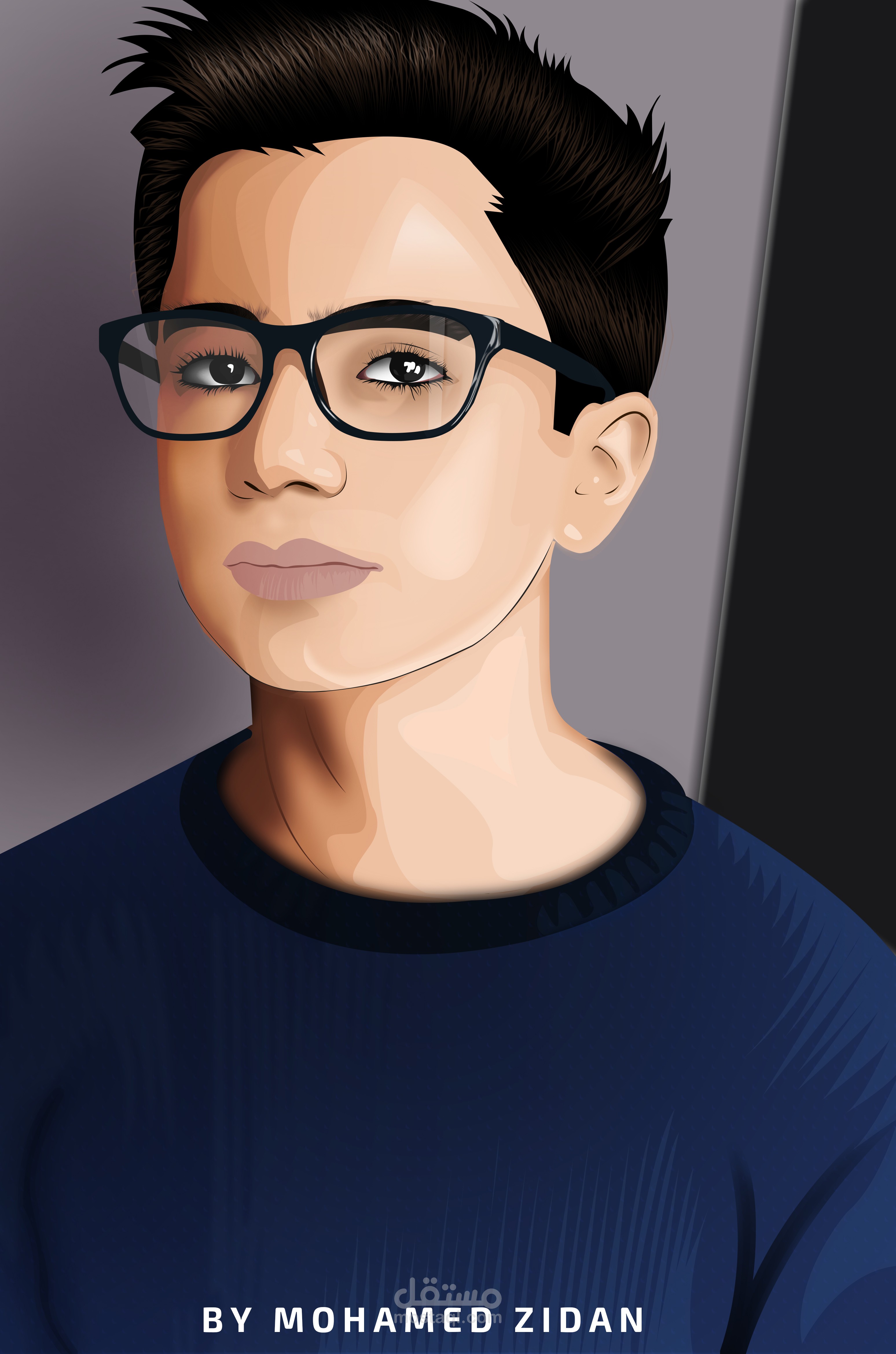 رسم فيكتور او رسم و تحويل الشخصيات الي رسم كرتونى