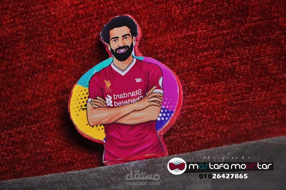 تصميم ميداليه ( محمد صلاح )