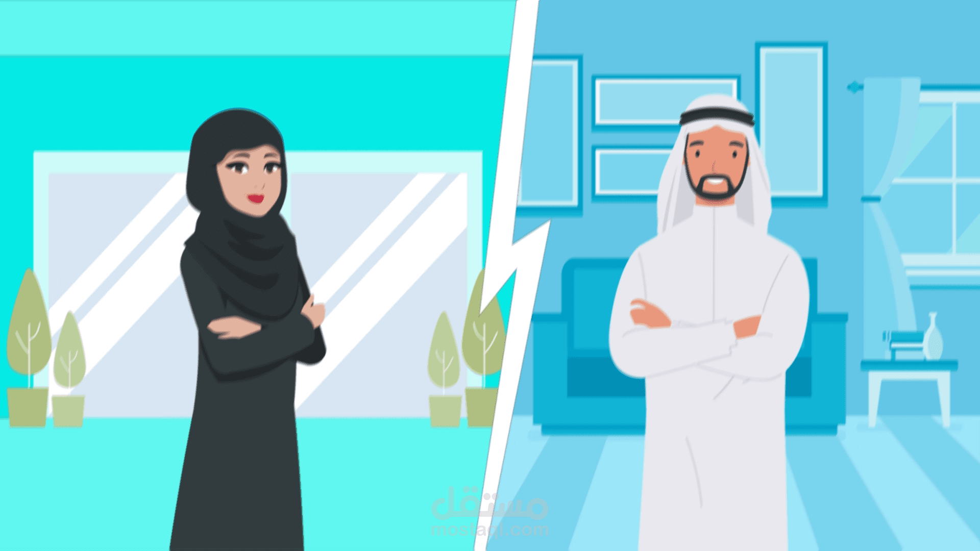 فيديو موشن جرافيك | اصحاب المشغل والصالونات