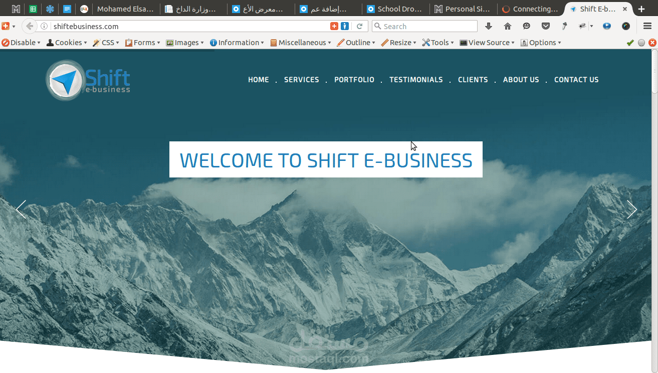 Shift e-business Site