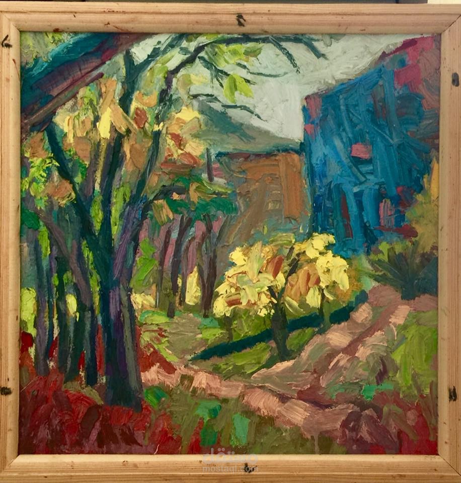 منظر طبيعي تجريدي