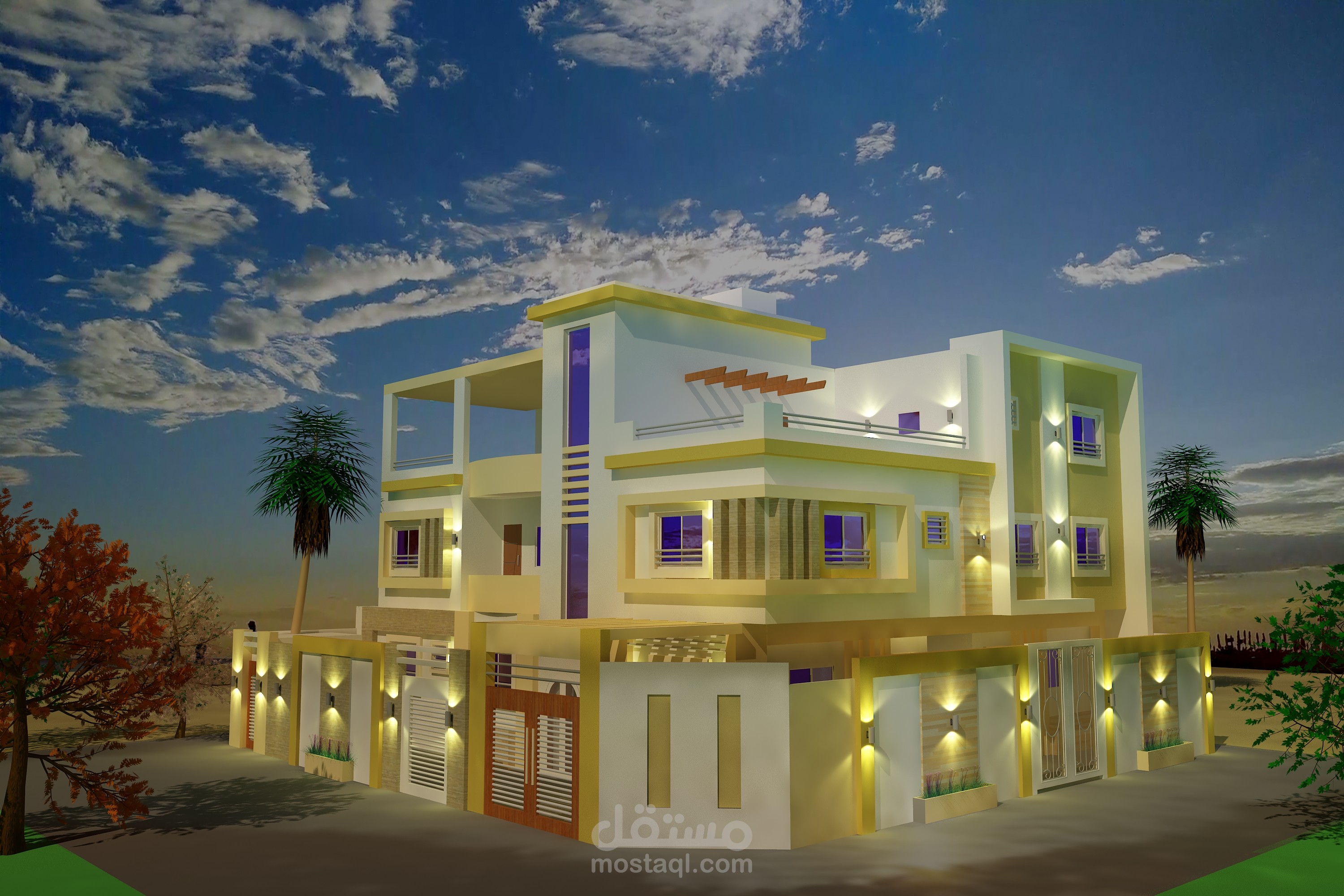 فيلا مودرن في المملكة العربية السعودية