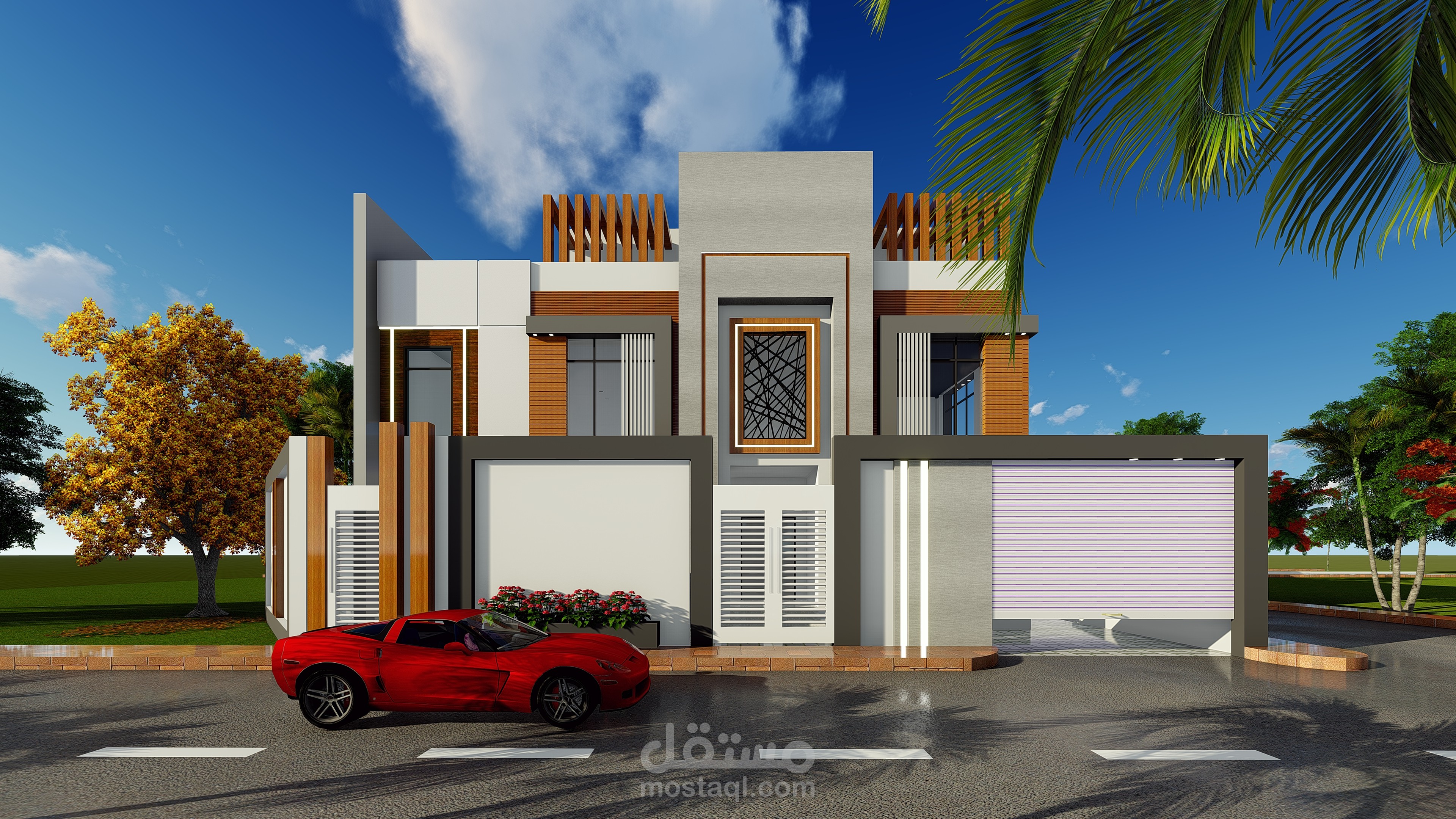 تصميمي فيلا سكنية في المملكة العربية السعودية