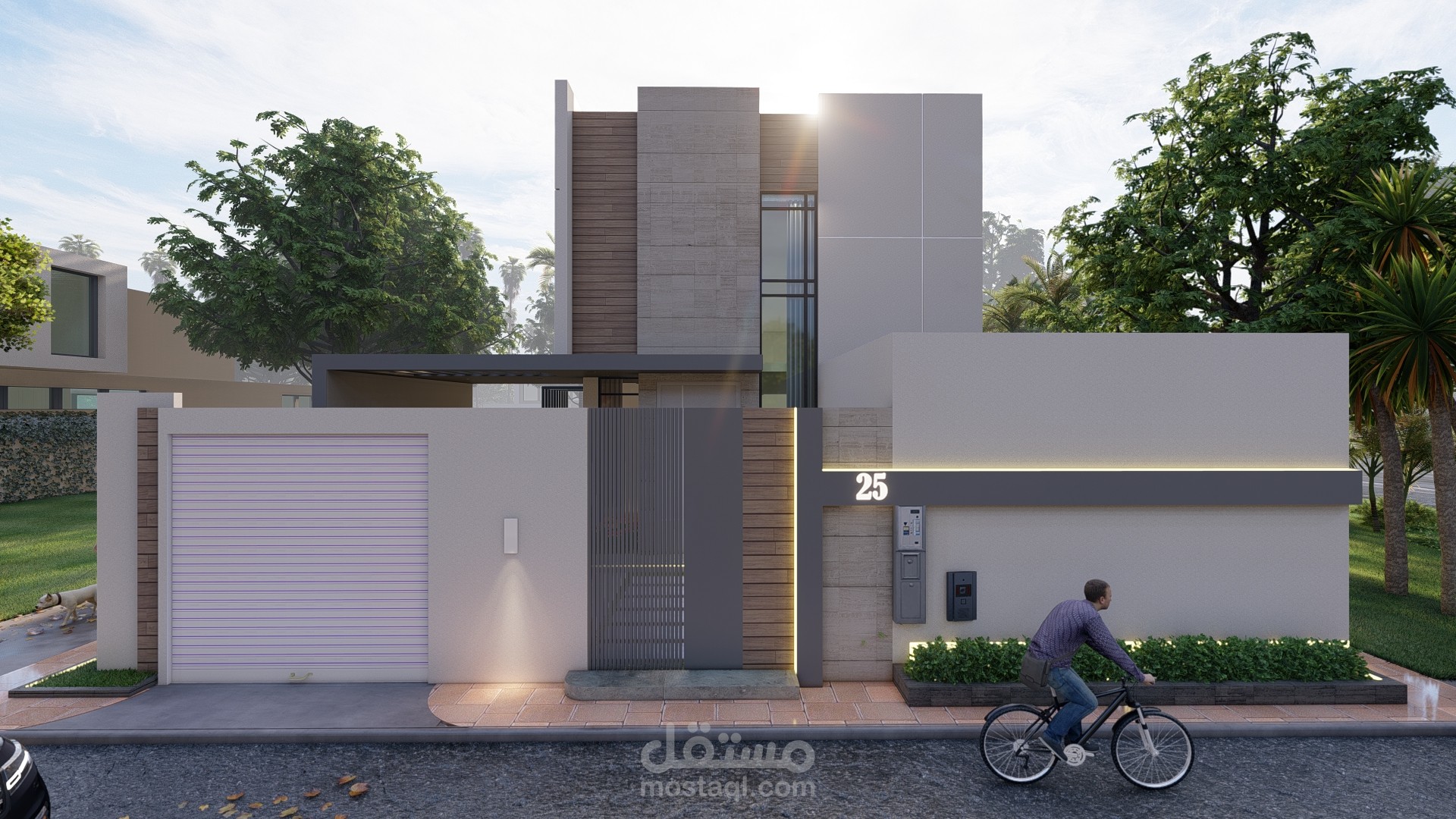 تصميمي لفيلا سكنية في المملكة العربية السعودية