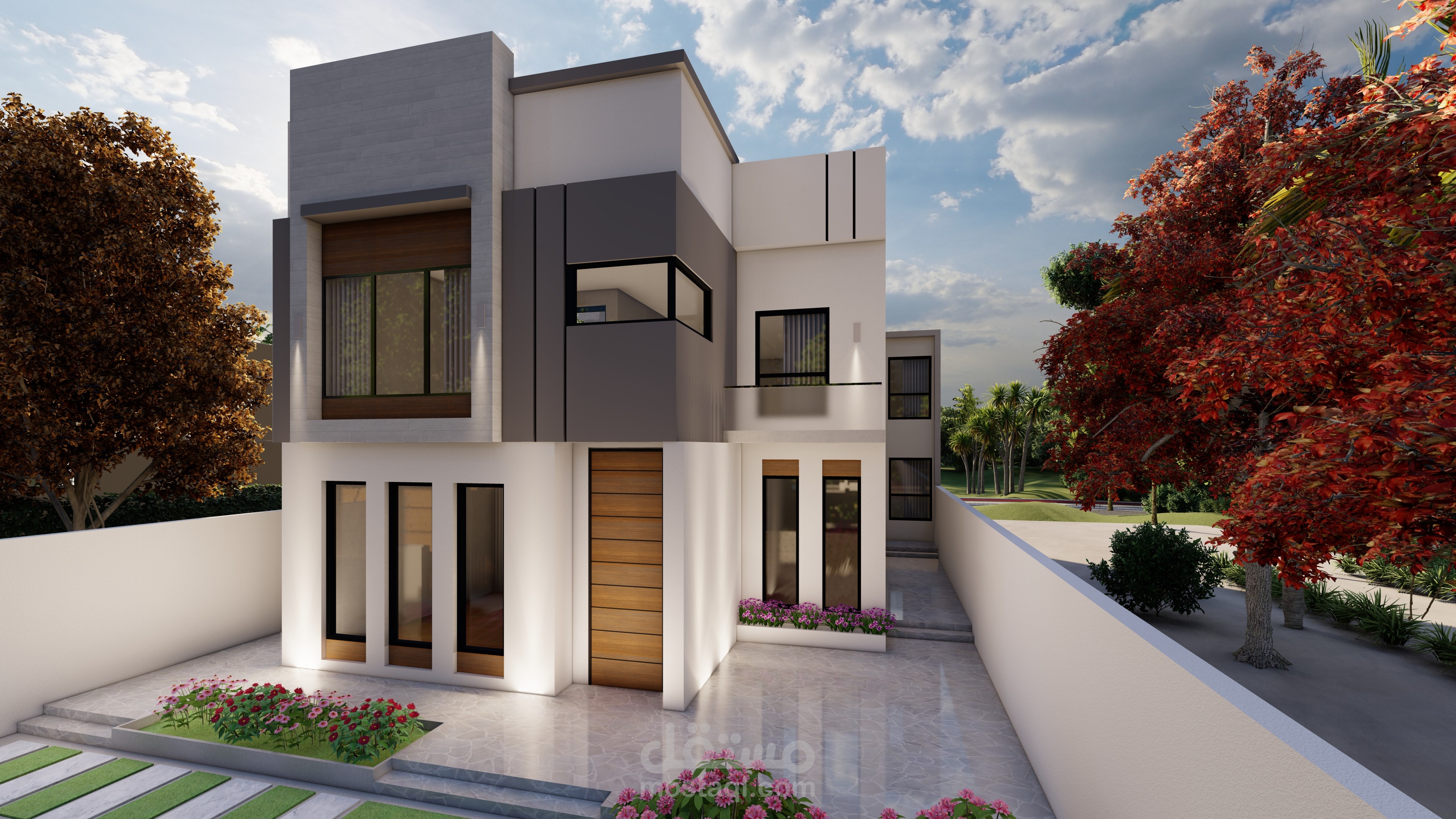 تصميمي فيلا مودرن في المملكة العربية السعودية