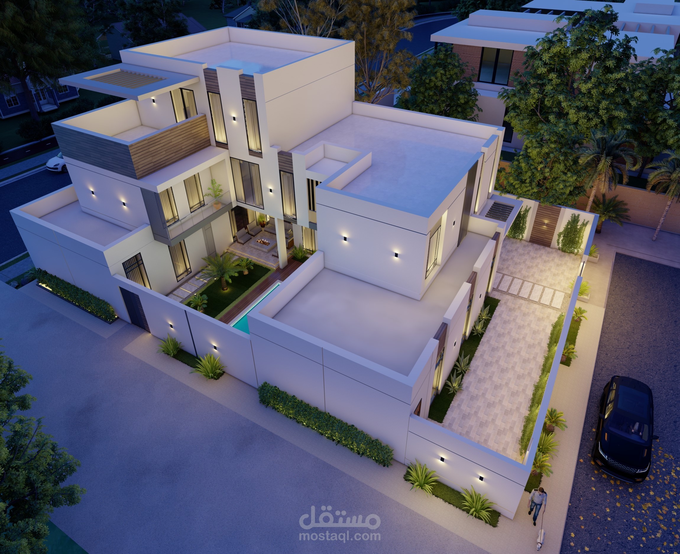 تصميم فيلا مودرن