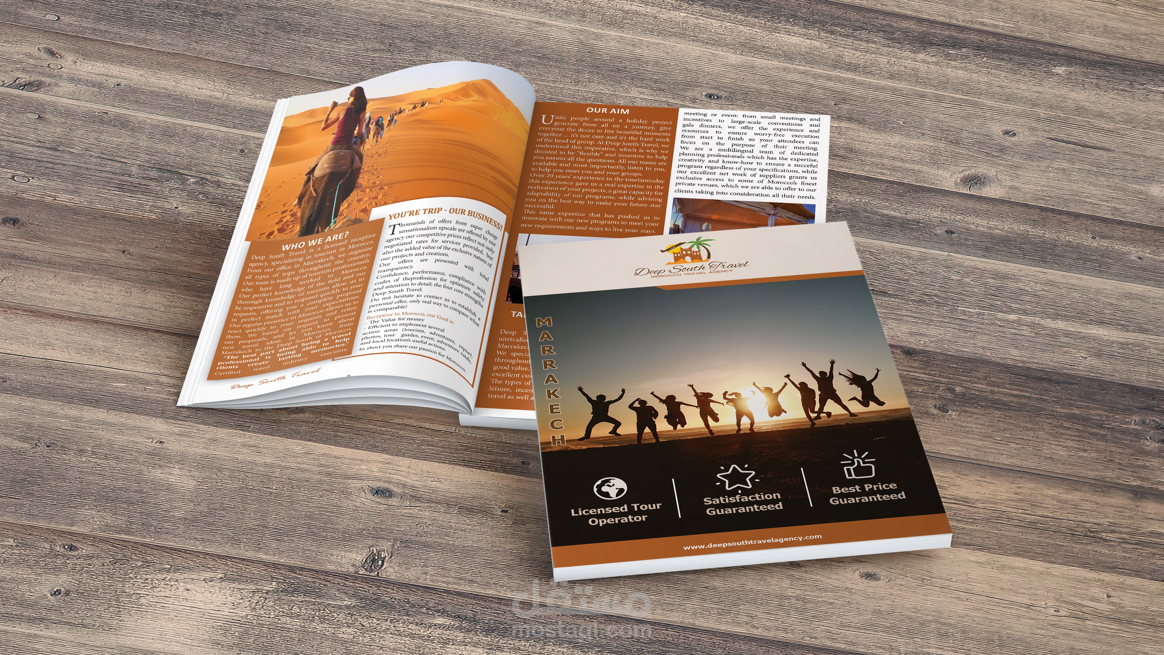 مجلة للشركة سياحية