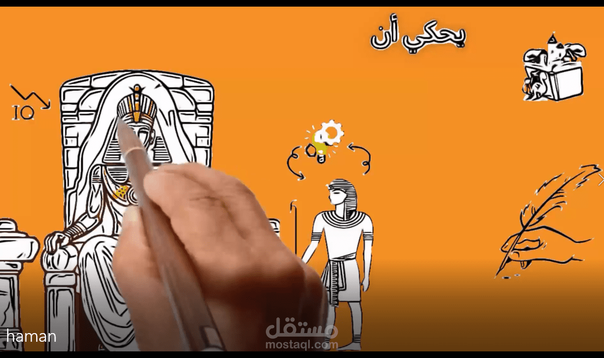 whiteboard animation عمل فيديو
