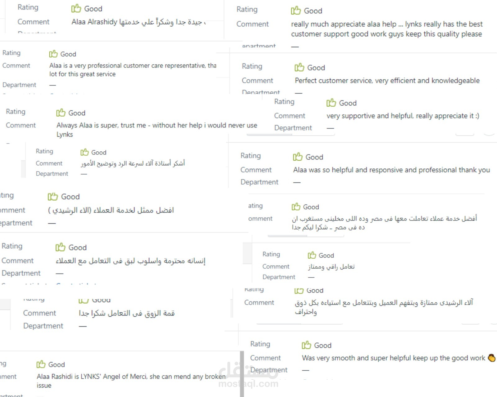 خدمة عملاء لاكبر الشركات في مصر في مجال التسوق من الخارج اونلاين  (Dropshipping )