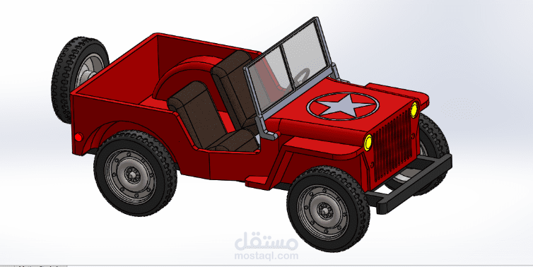 Design of Toy Jeep Car