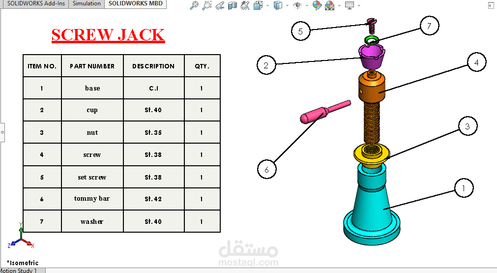 Design of Screw Jack