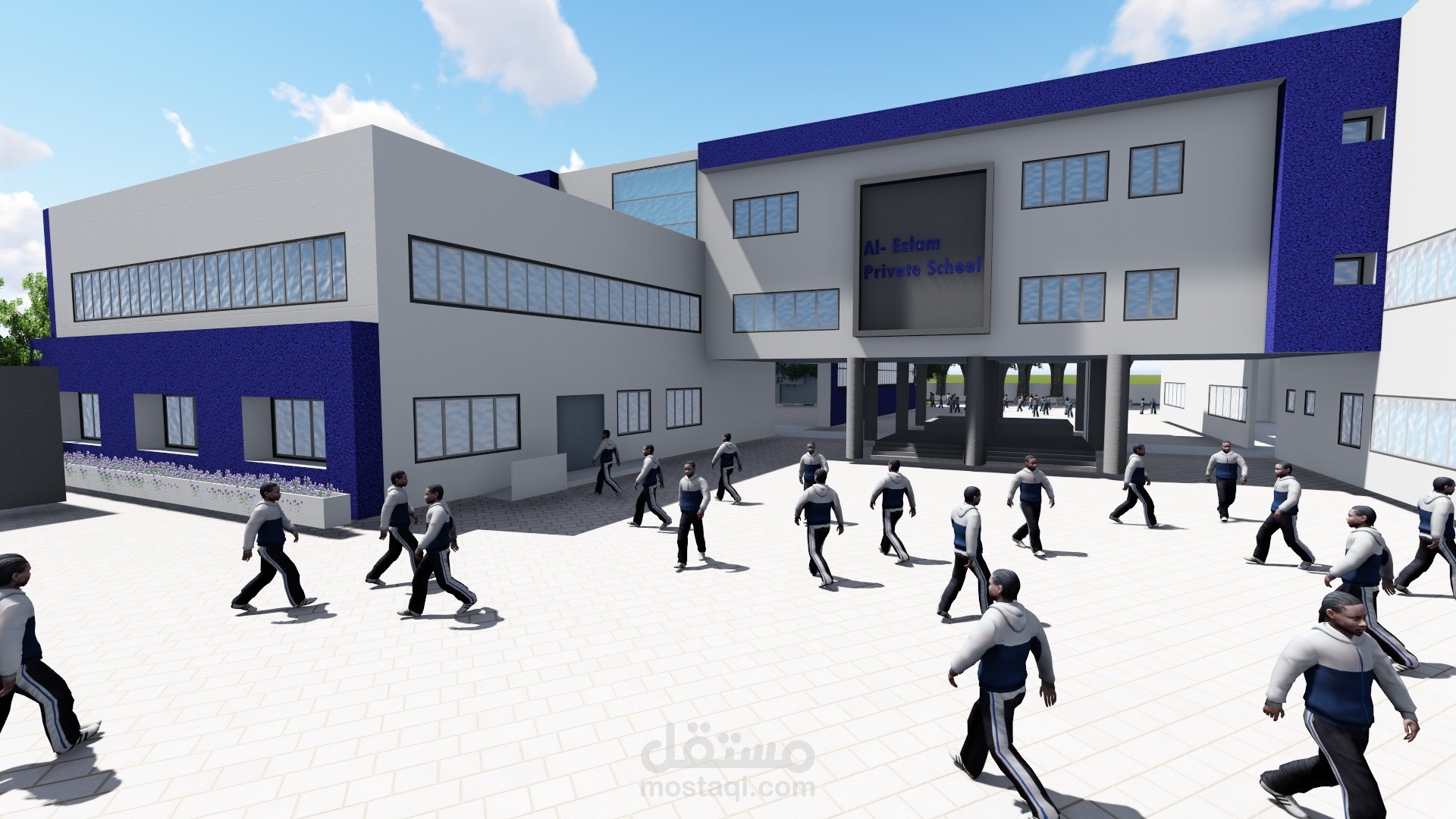 تصميم مدرسة