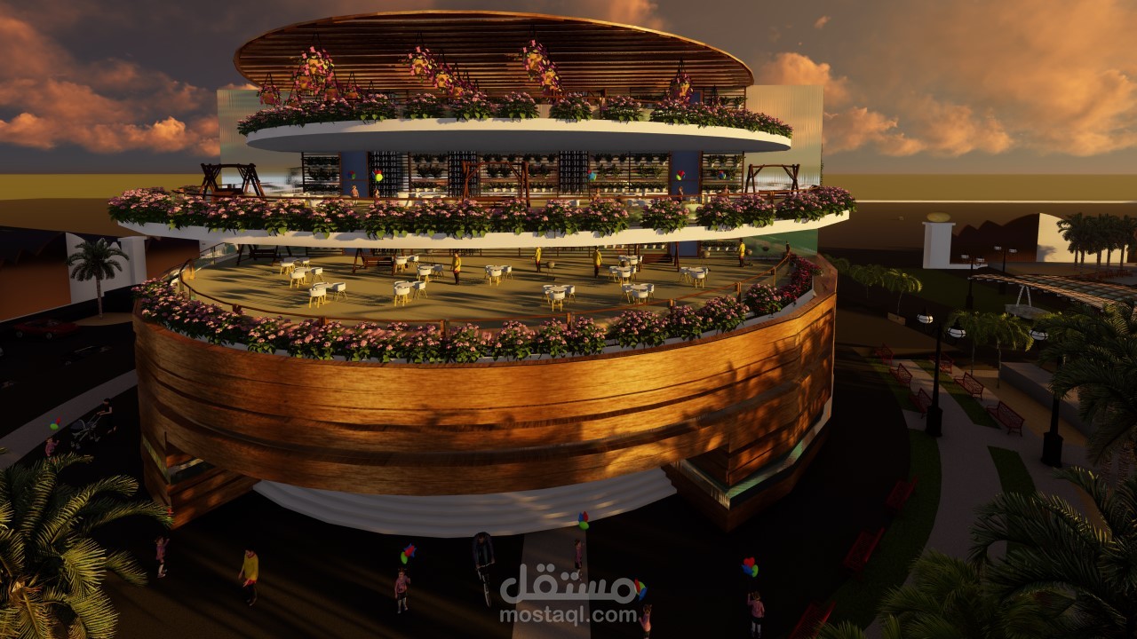 تصميم منتجع سياحي علاجي