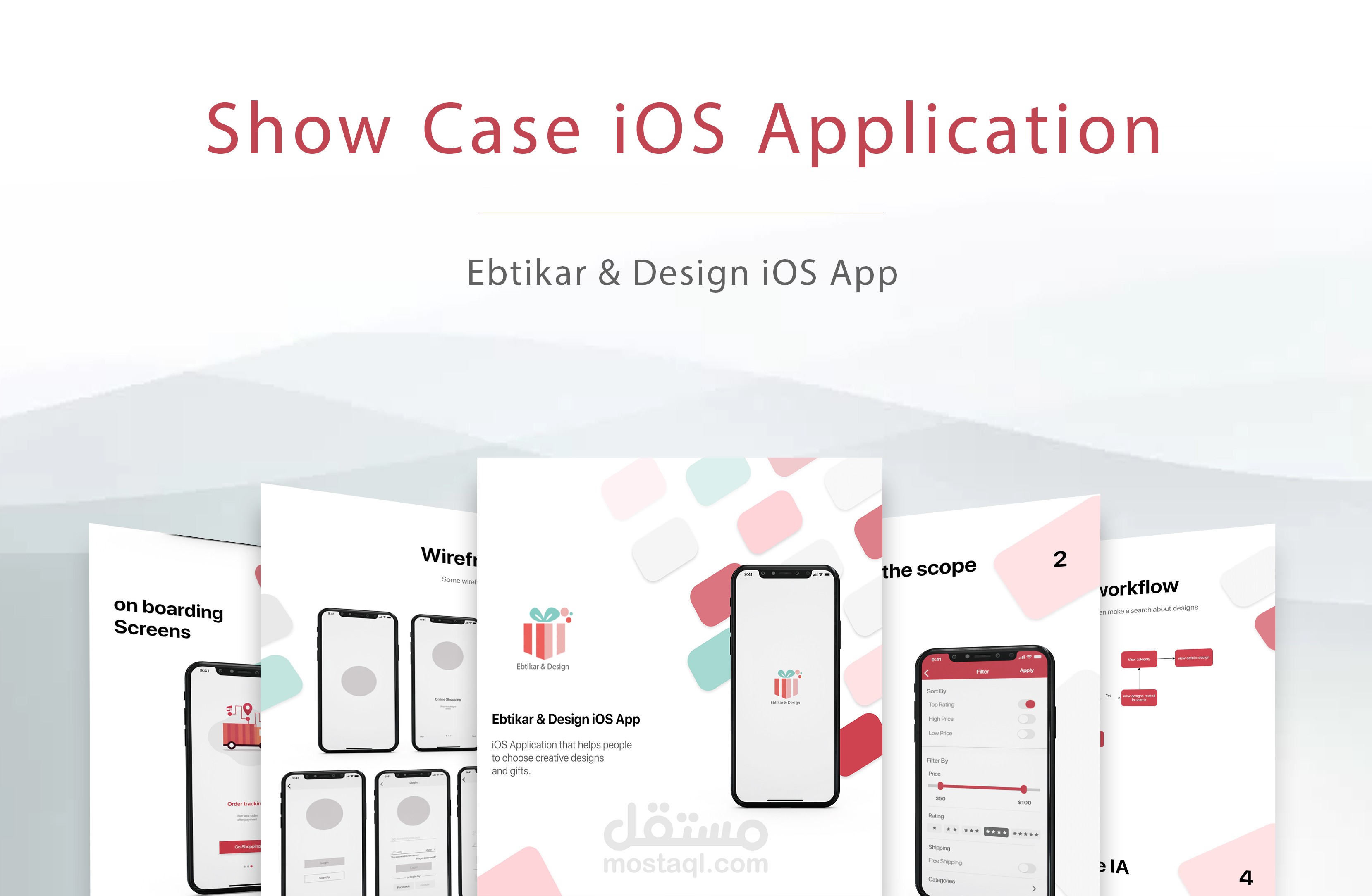 Showcase for iOS Application