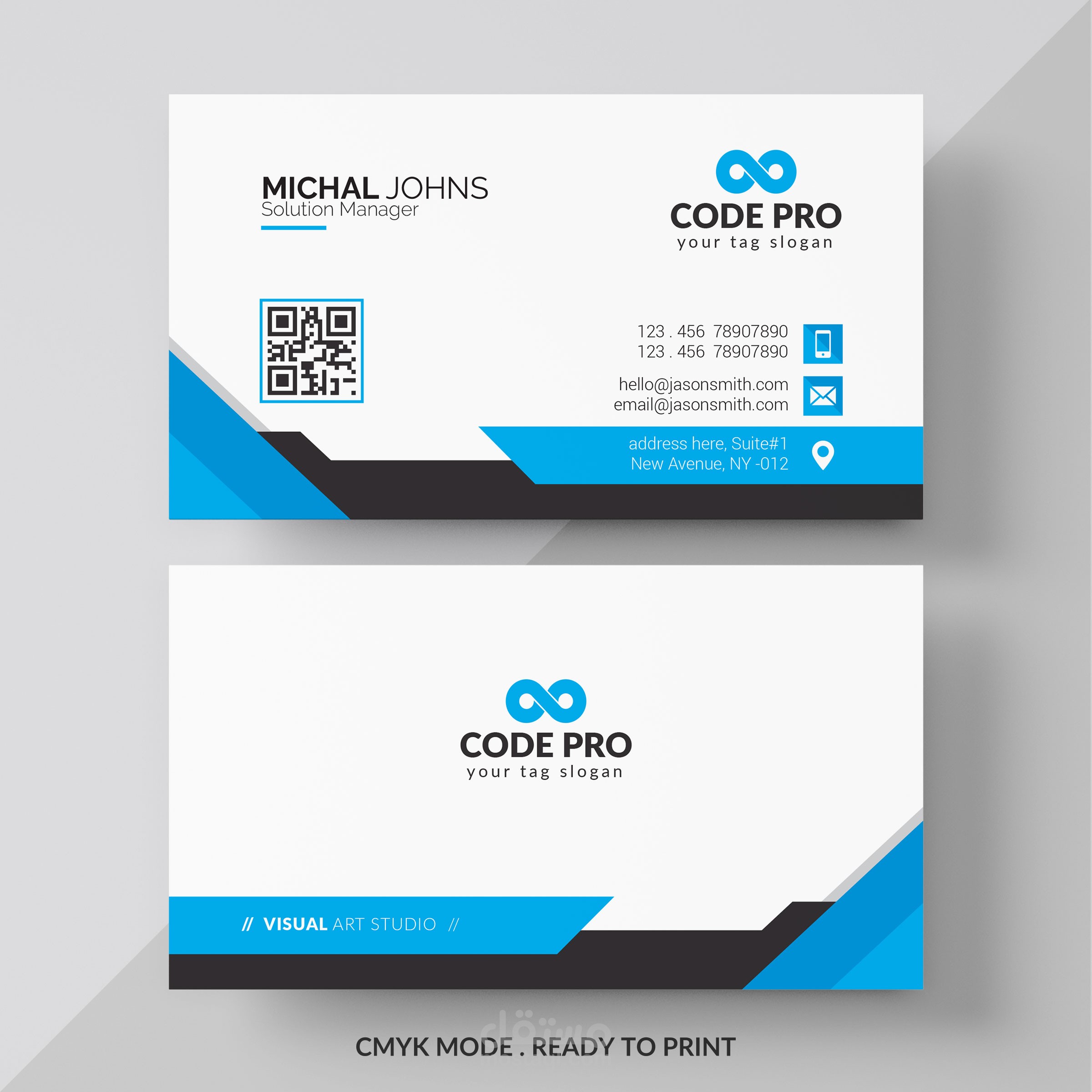 تصميم كارت عمل (bussines card)