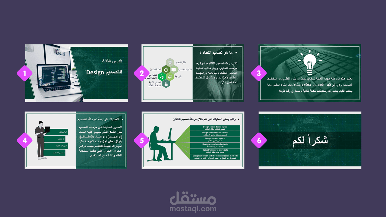 تصميم بوربوينت ابداعي لدرس