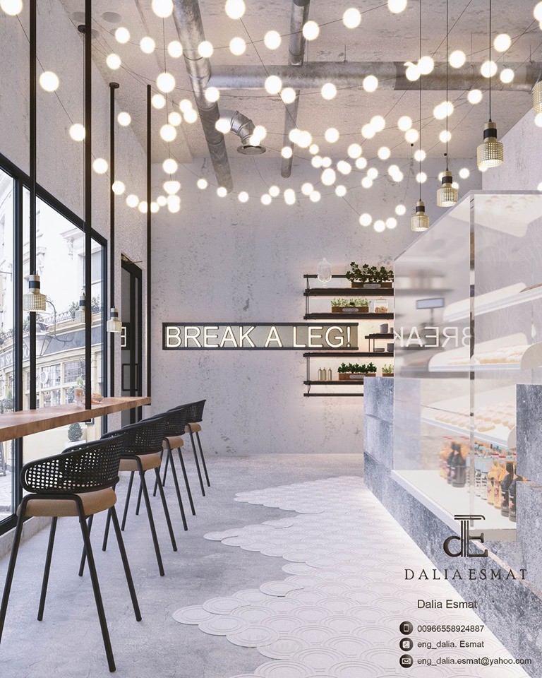 تصميم مقهي ومخبز في مدينة الخبر بالمملكه