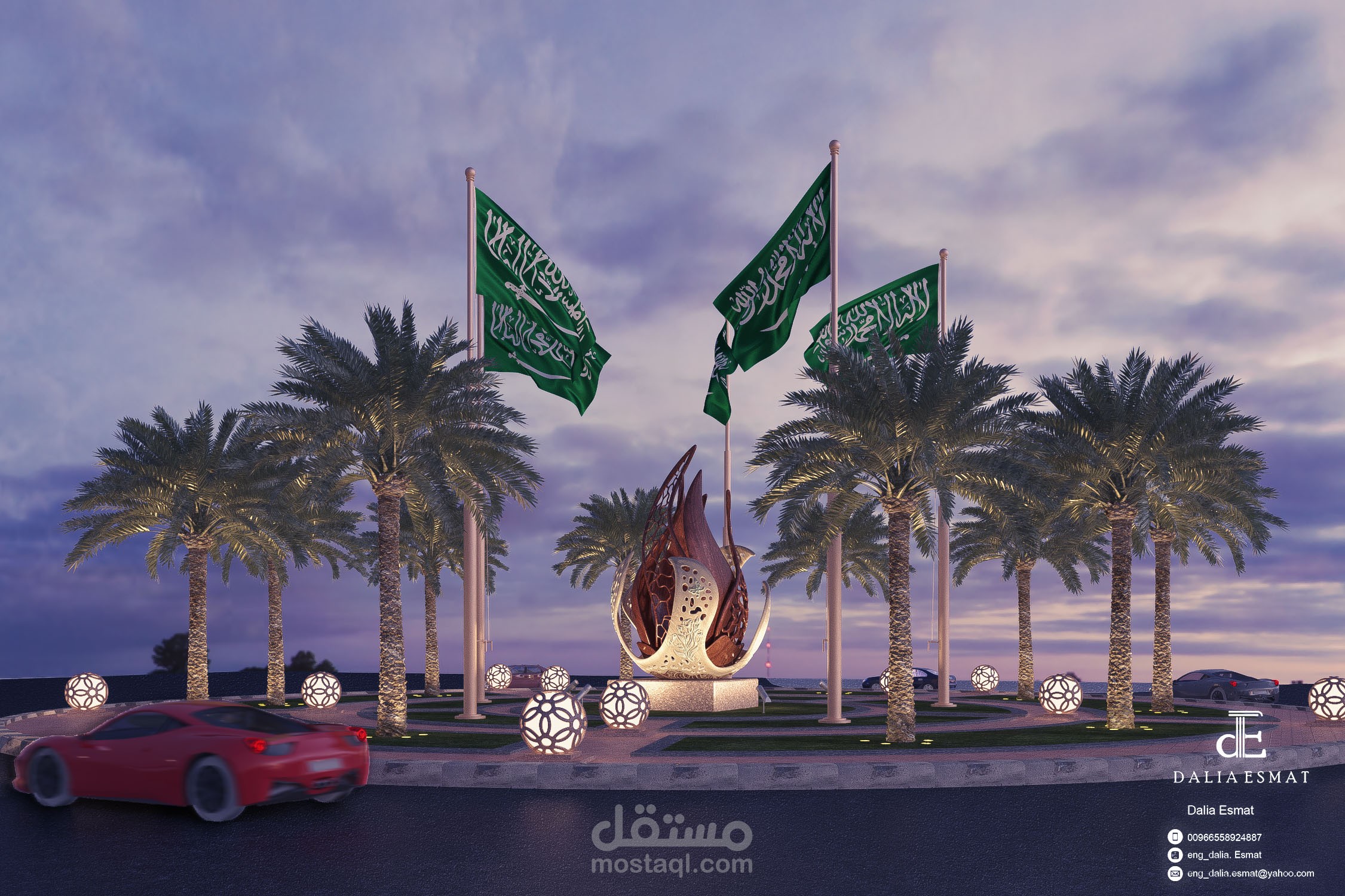 مشروع تطوير مدخل محافظة ابقيق