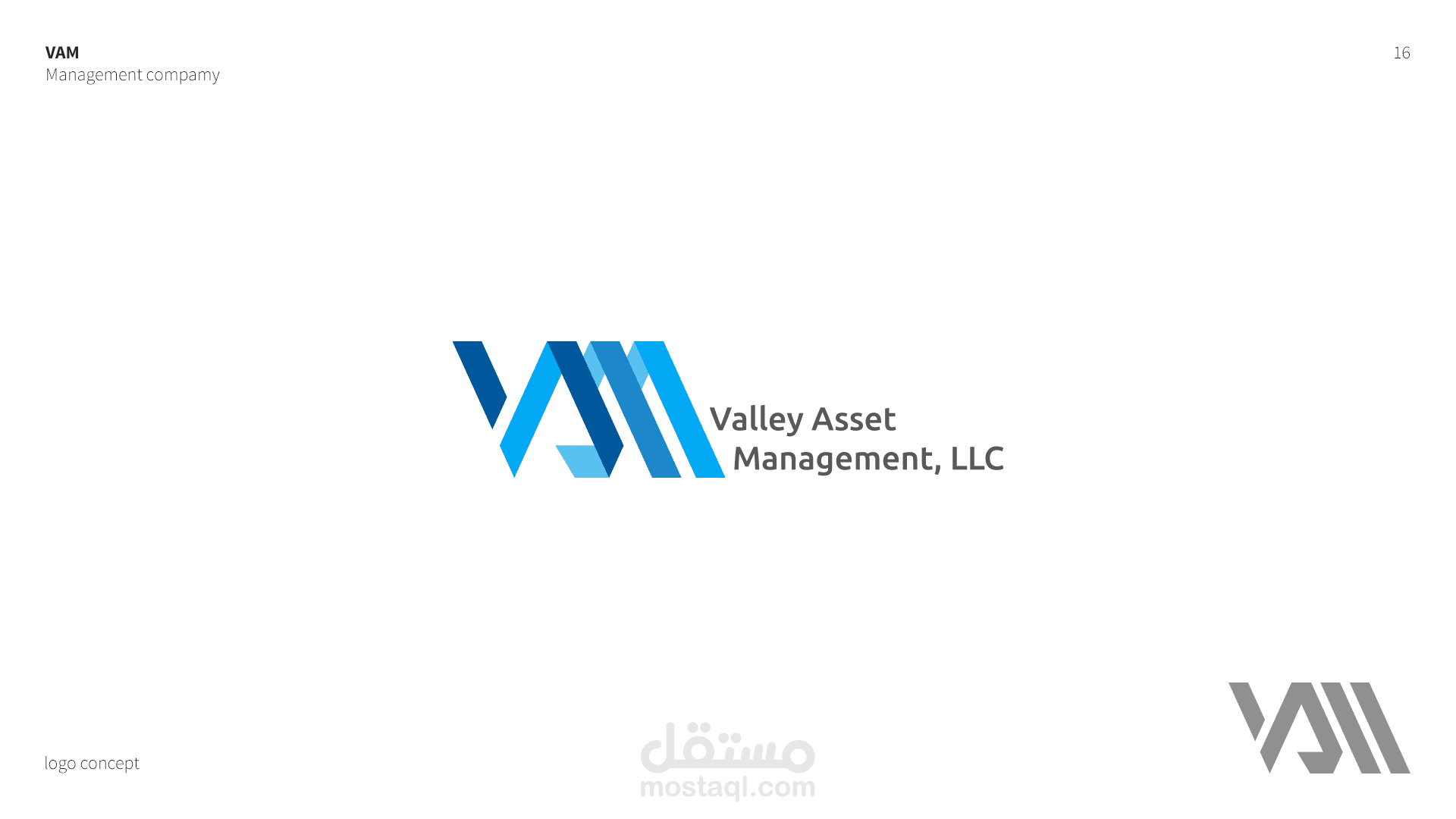 logo design (VAM Mangemnt Company)
