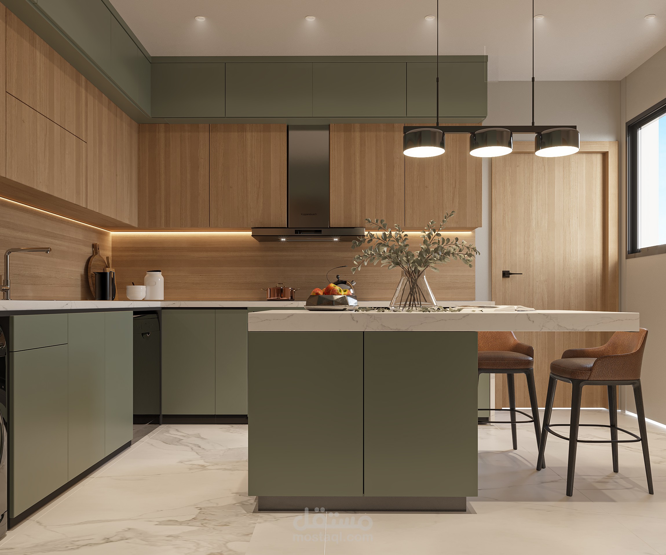 kitchen and Maid room