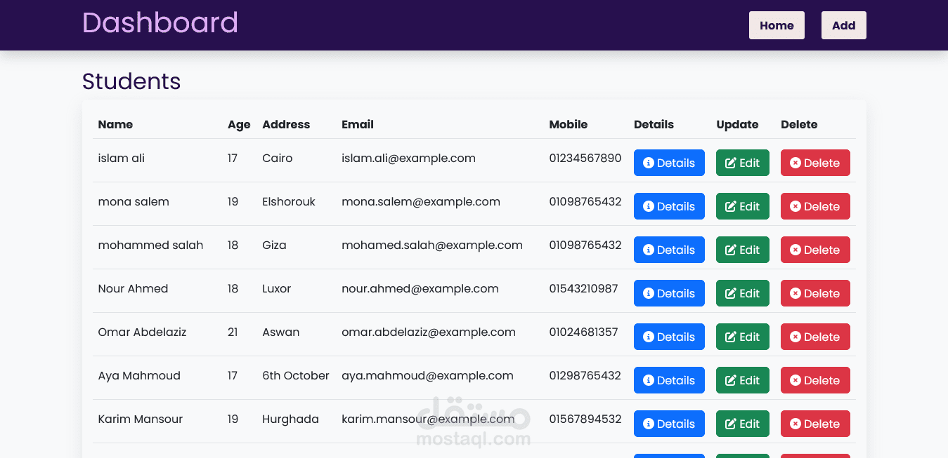 Student Dashboard