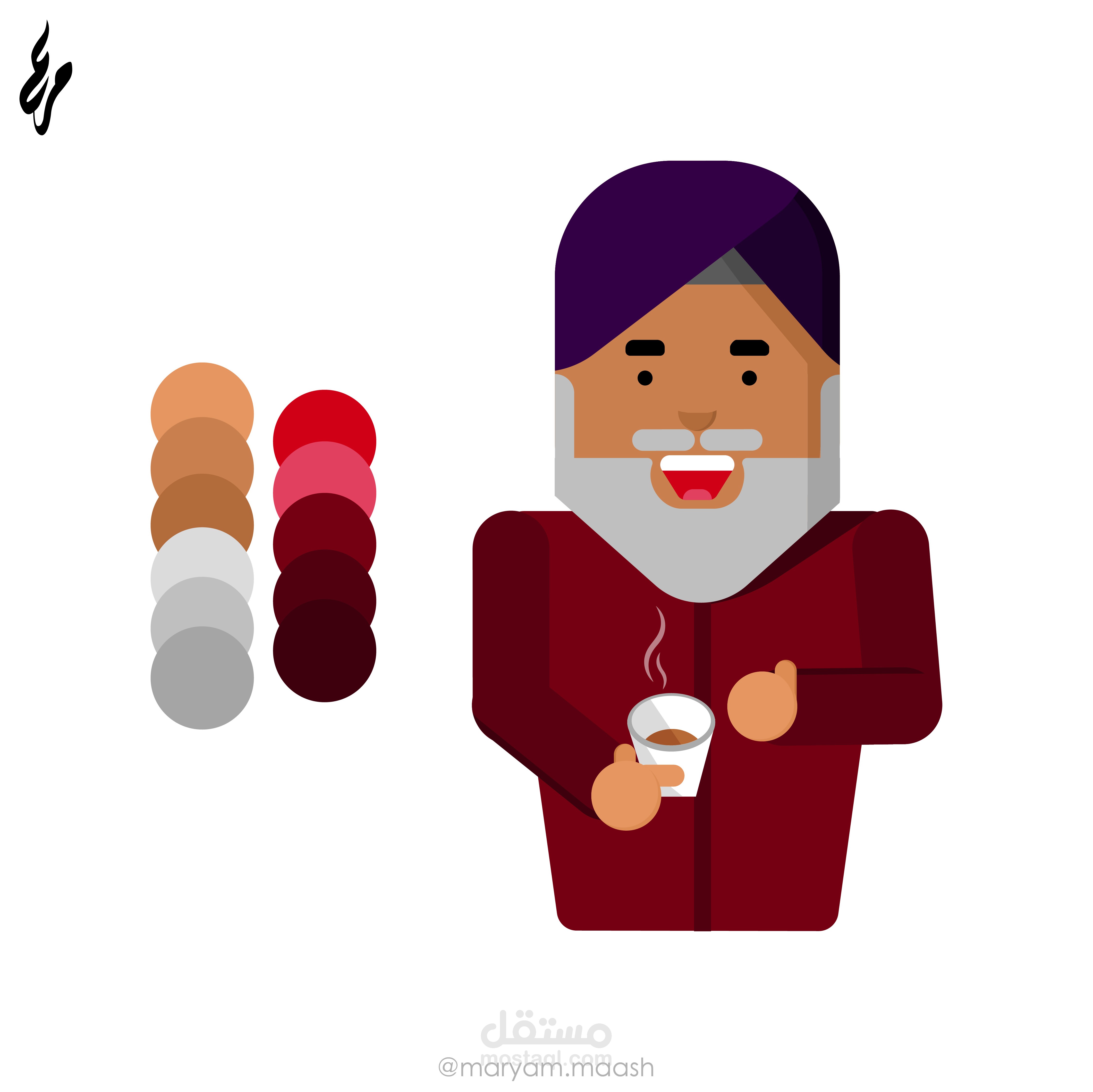 تصميم شخصية 2D