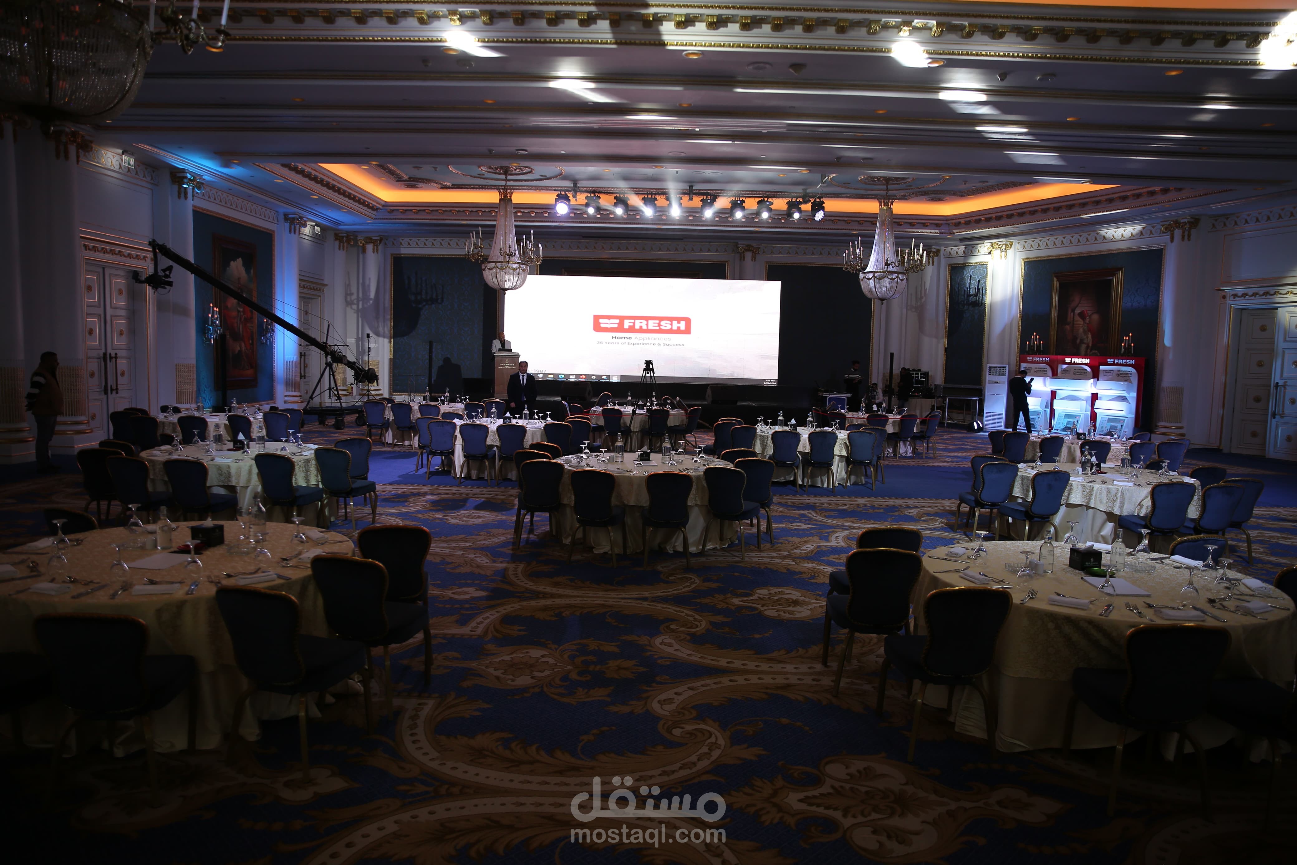 إعداد وتنفيذ مؤتمر عملاء أجهزة تكييف منزلى