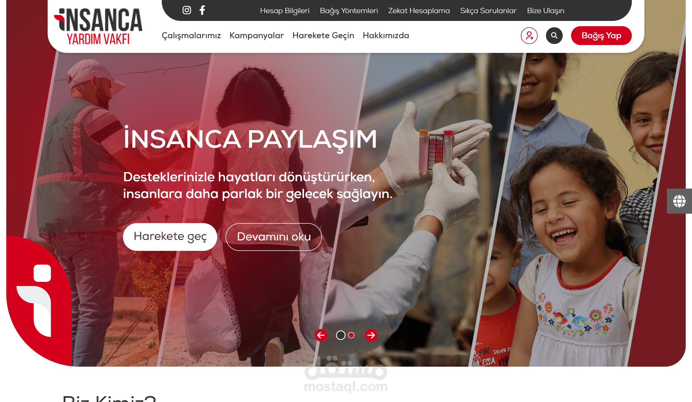 Fundraising WordPress Website