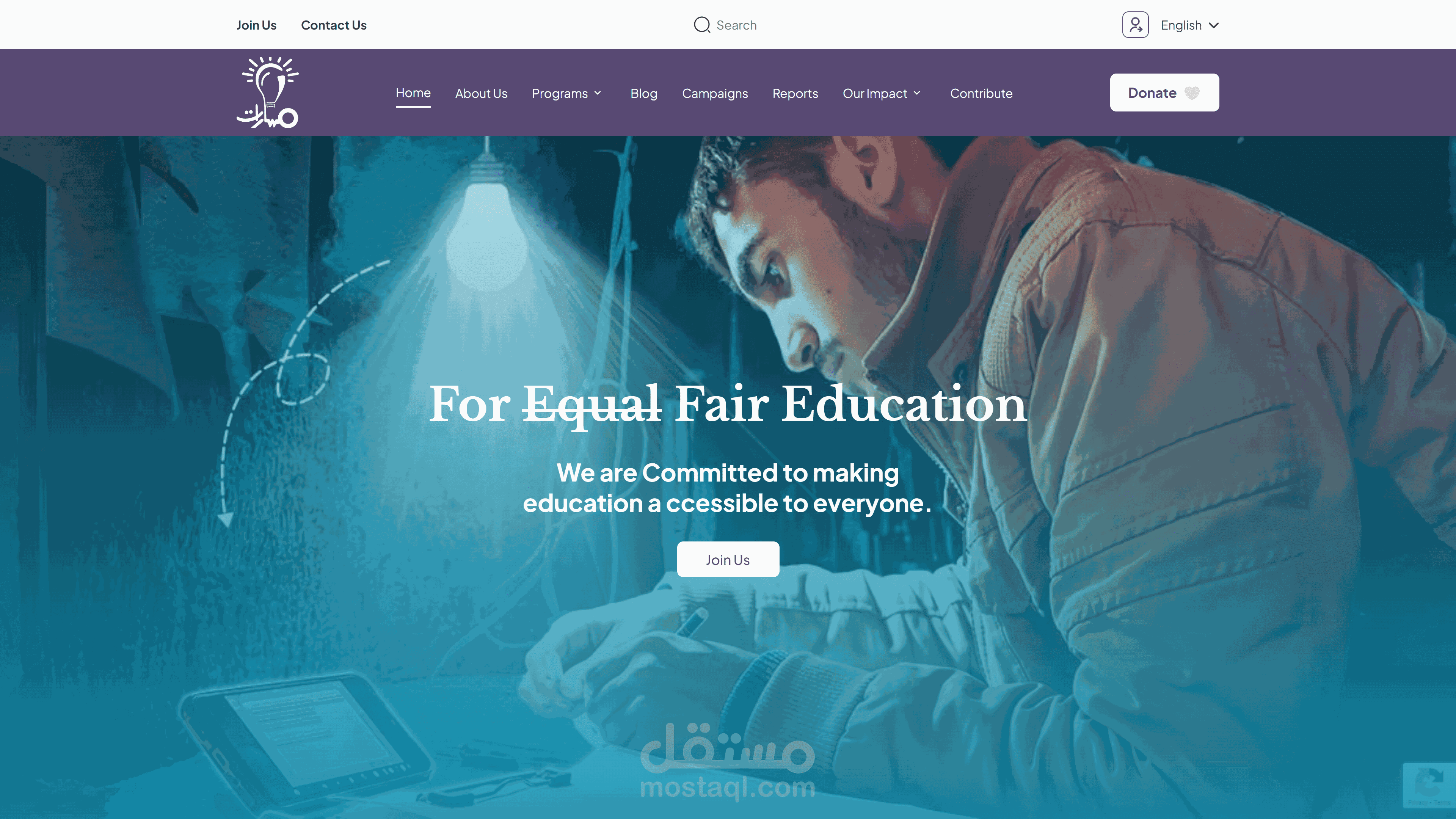 Fundraising website (WordPress)