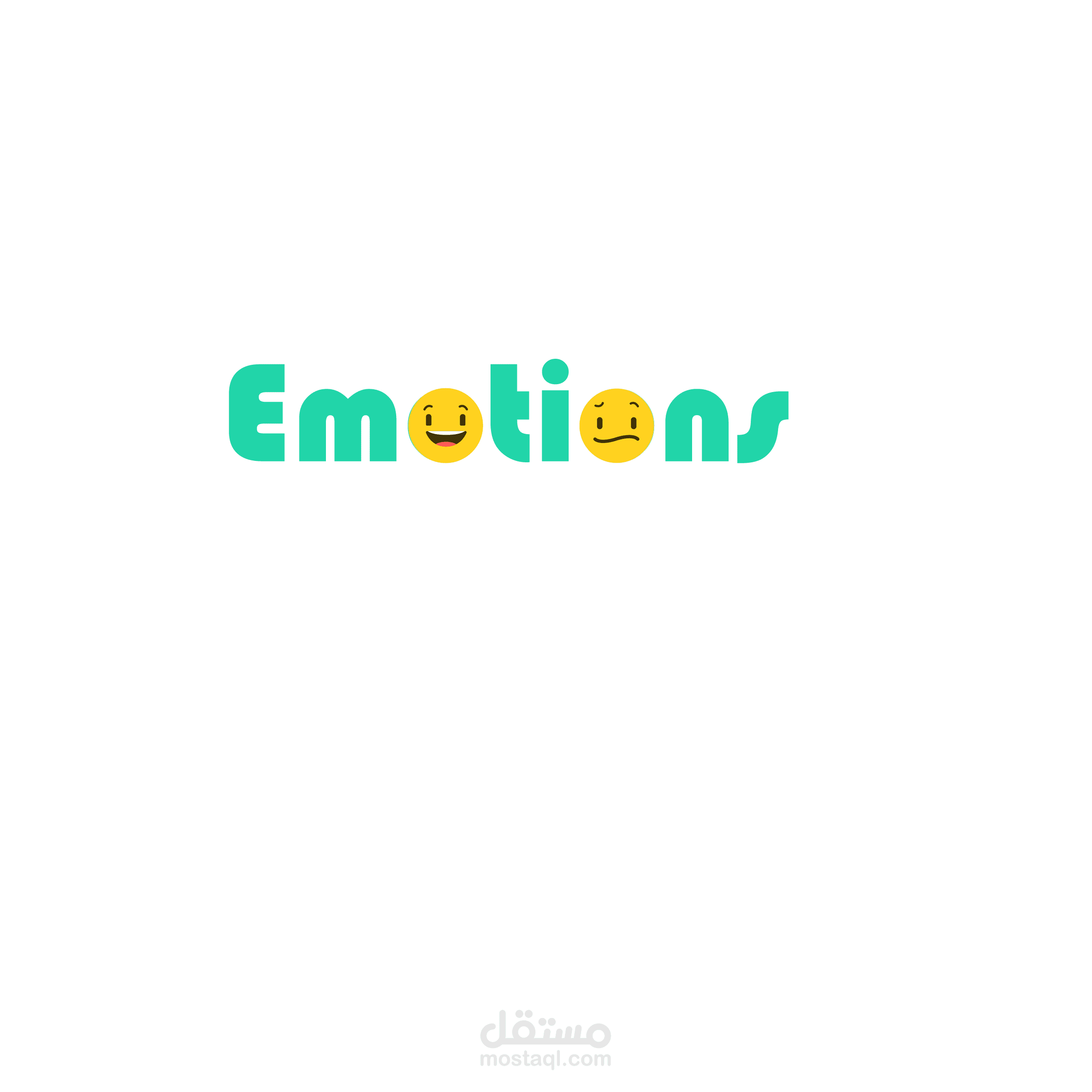 لوجو لبرنامج Emotions لموقع إذاعي على الإنترنت