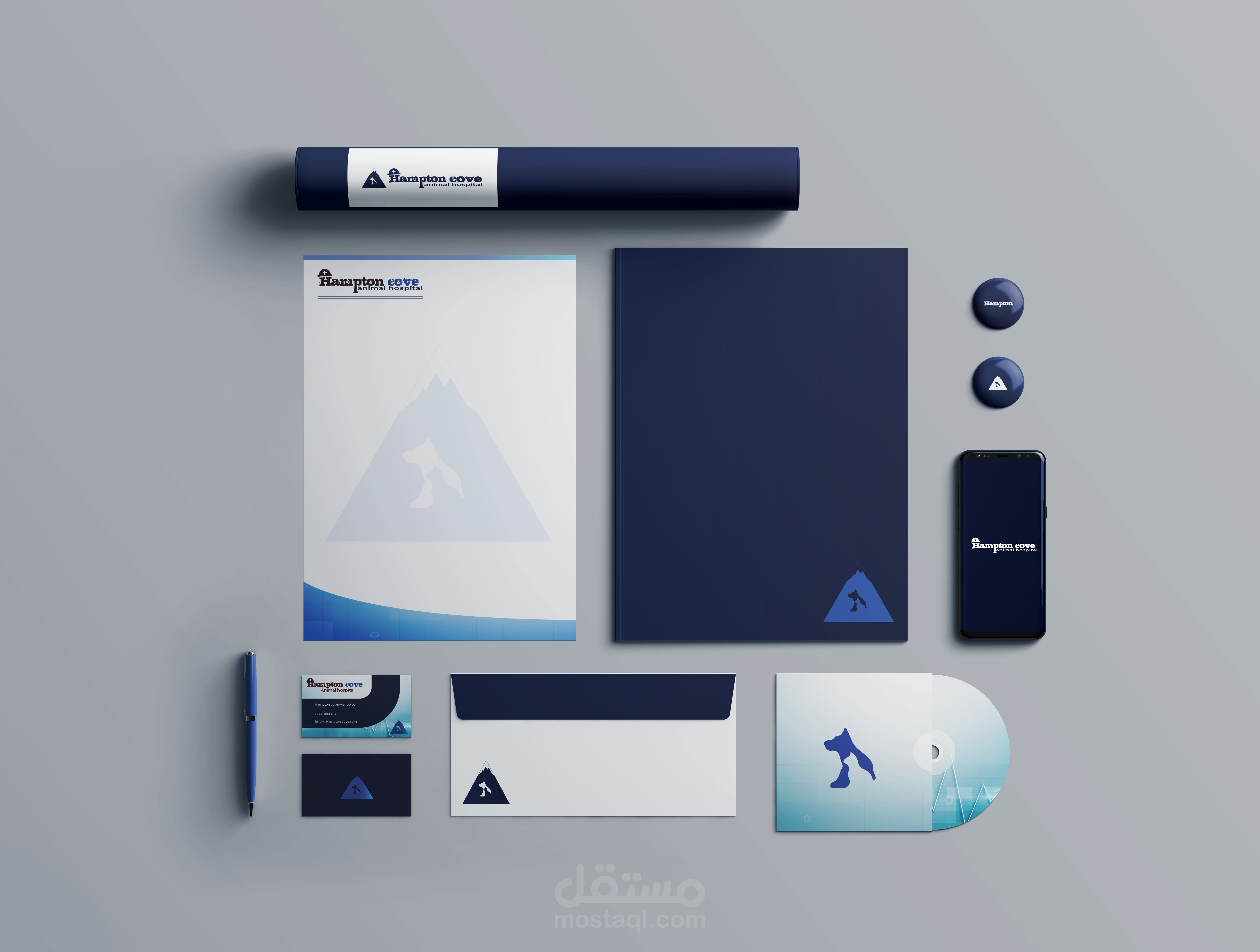 عمل هوية بصرية لمستشفي