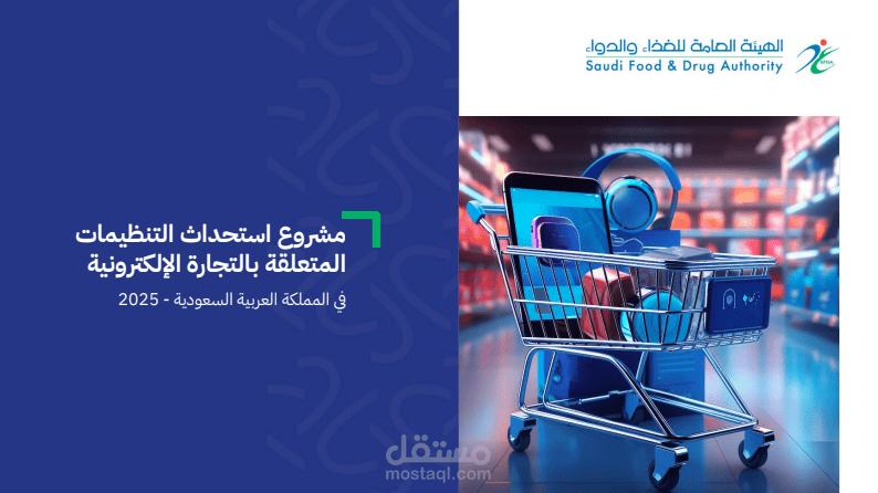 دراسة تنظيمية متقدمة لحوكمة ورقابة التجارة الإلكترونية (Food & Cosmetics)