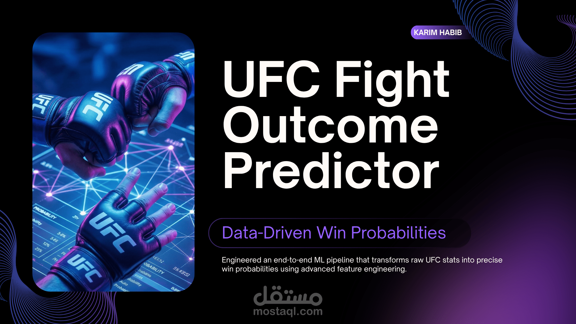 نظام تحليل نزالات UFC والتوقع بالذكاء الاصطناعي - UFC Fight Analytics and AI Prediction System