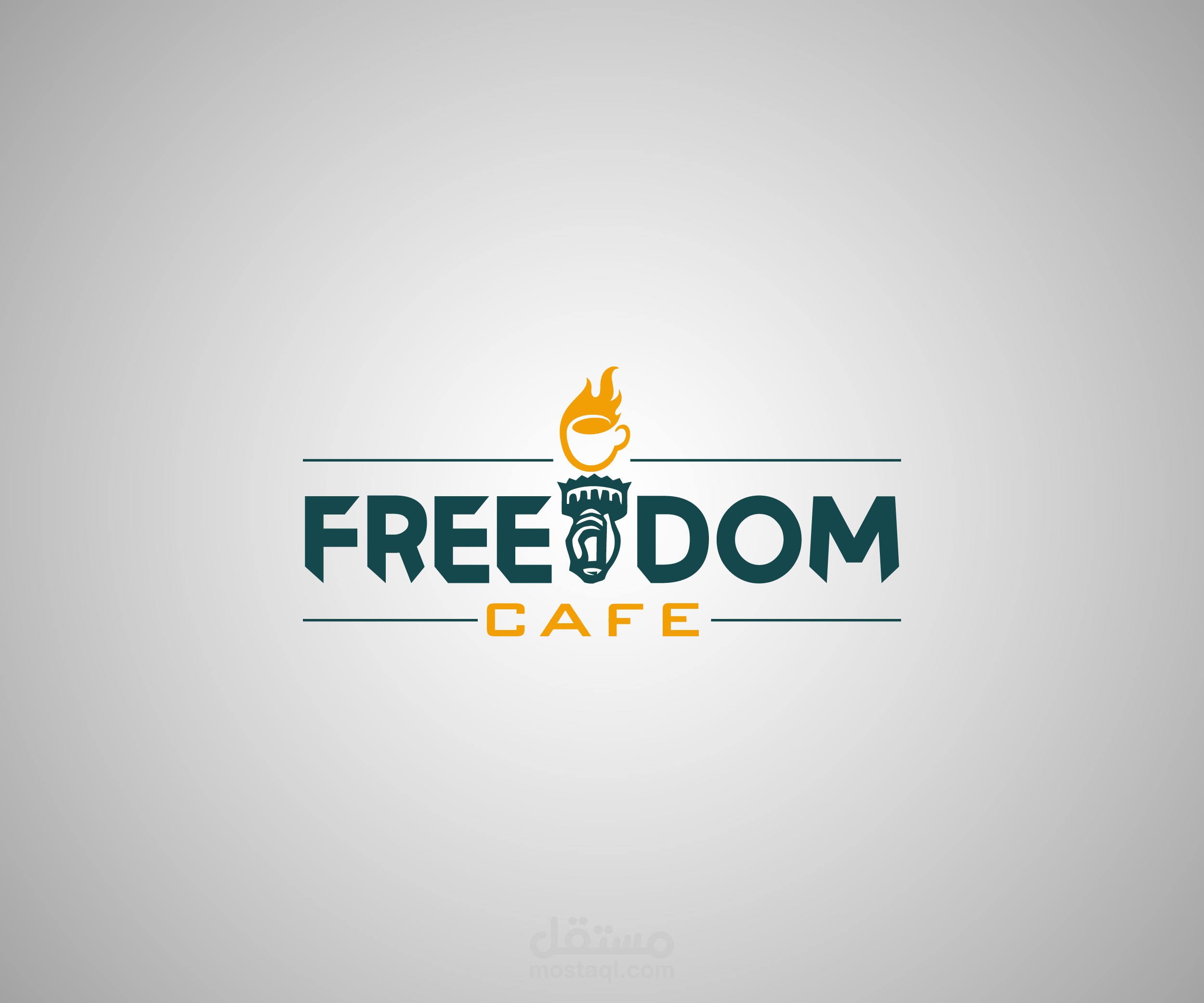 تصميم شعار FREEDOM CAFE