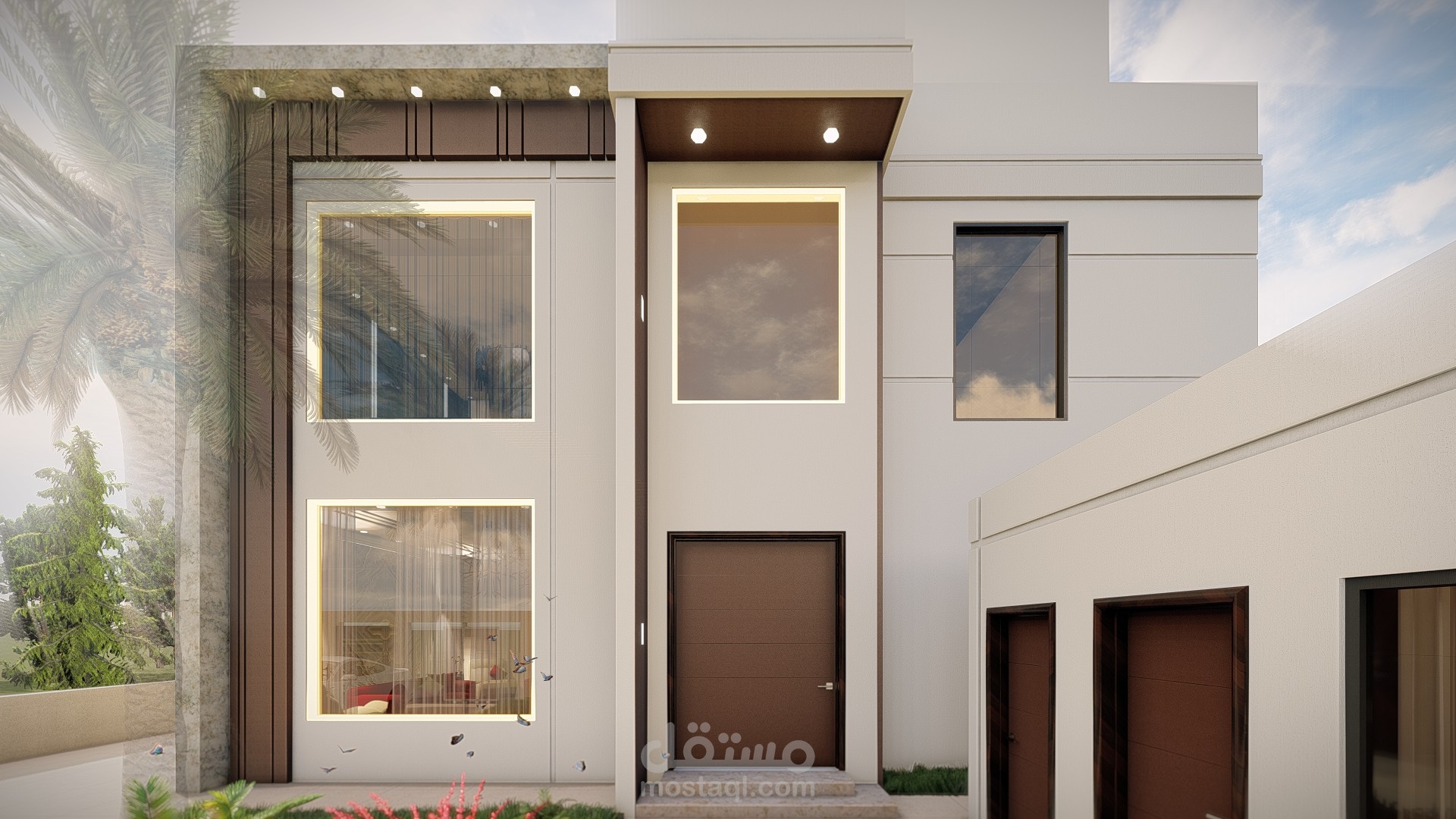 فيلا خاصة تصميم داخلي وخارجي