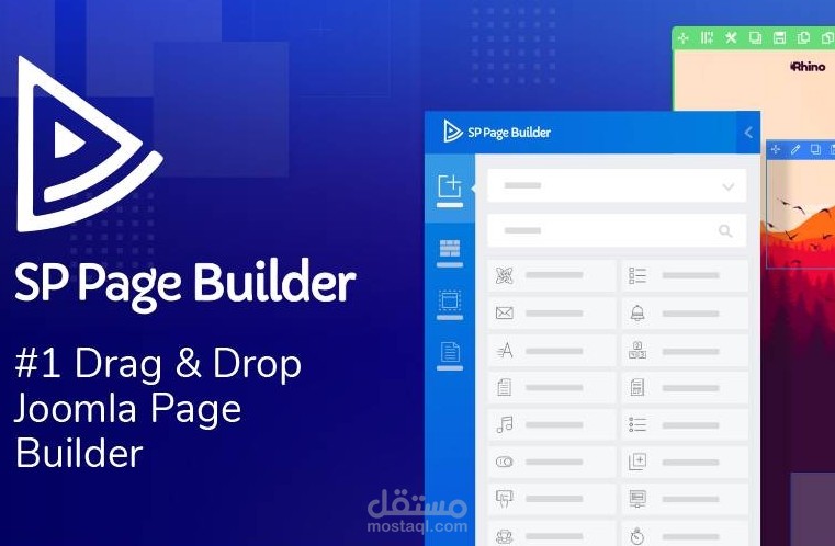 تركيب اداة بناء مواقع جوملا مرخصة SP Page Builder Pro