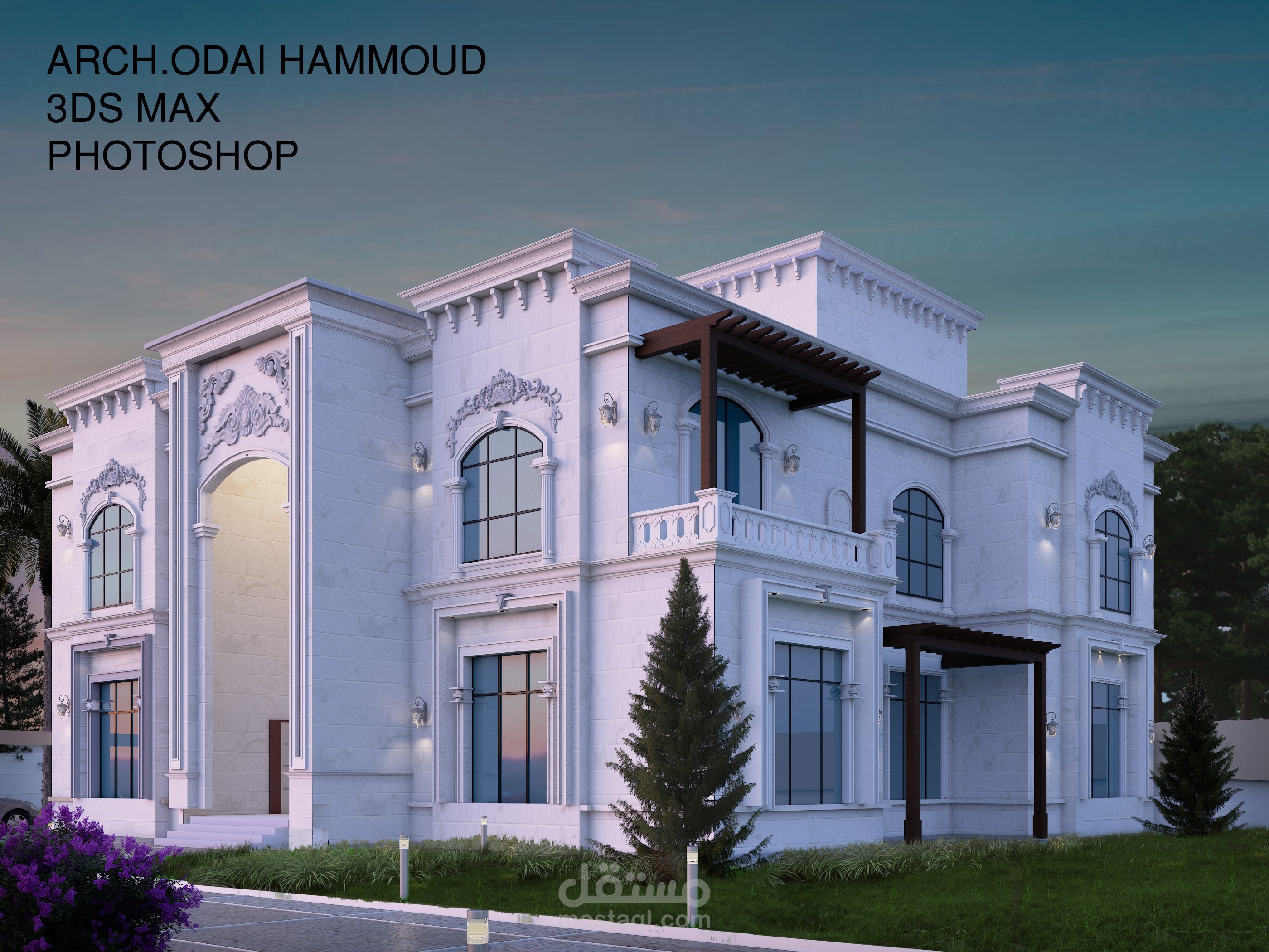 design villa in al ain uae...تصميم فيلا في العين الامارات | مستقل