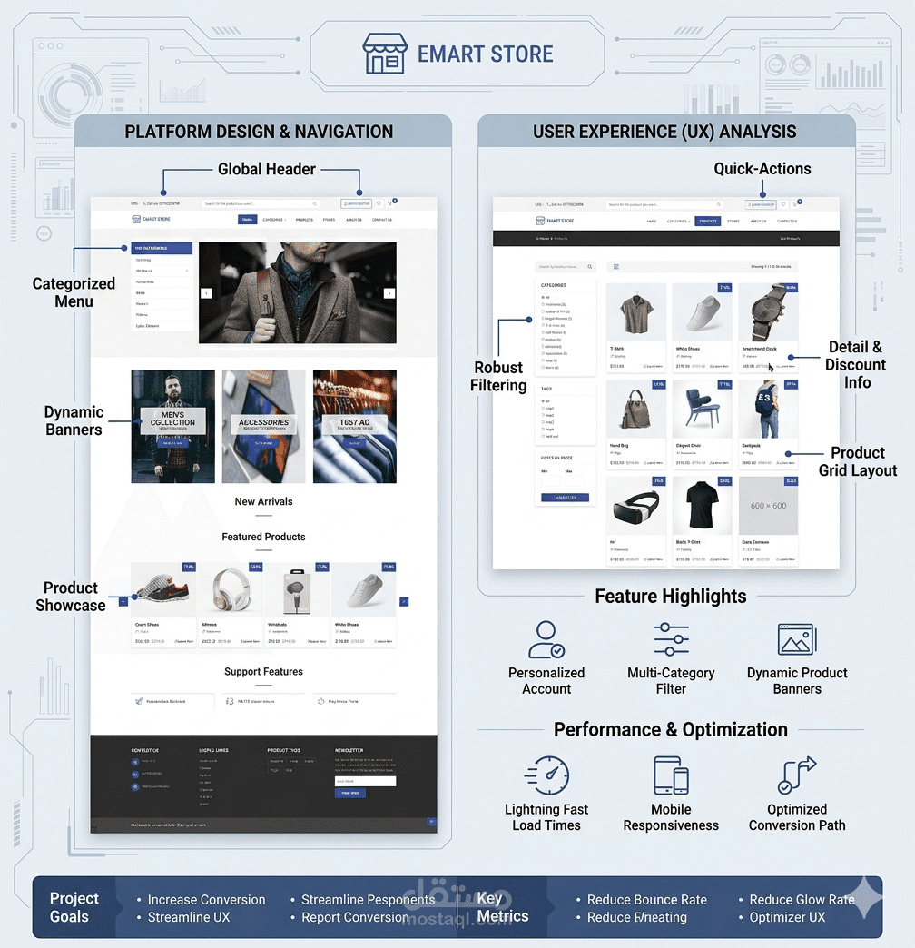 Emart Store App| منصة تجارة إلكترونية متعددة البائعين (Multi-Vendor)