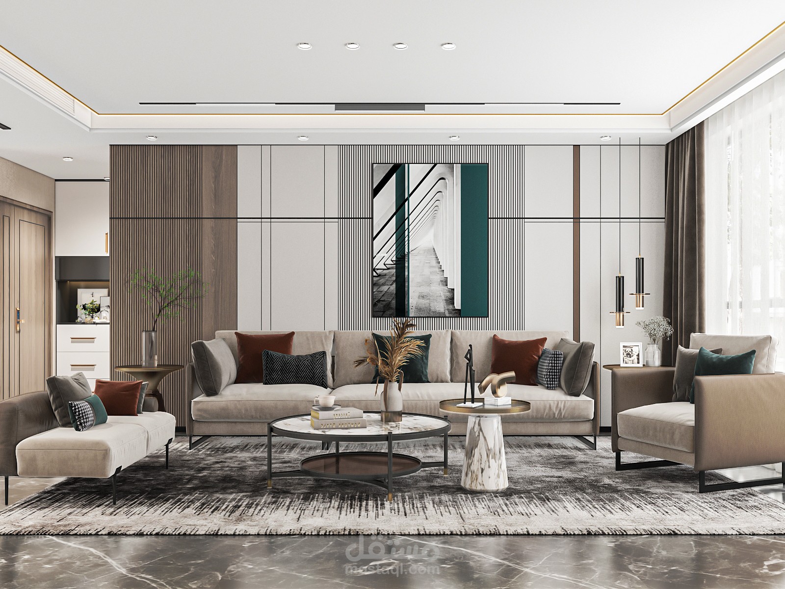 صالة معيشة مودرن