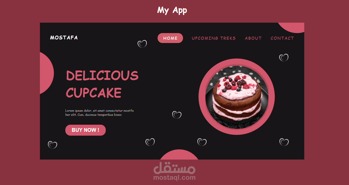 صفحه هبوط لمطعم