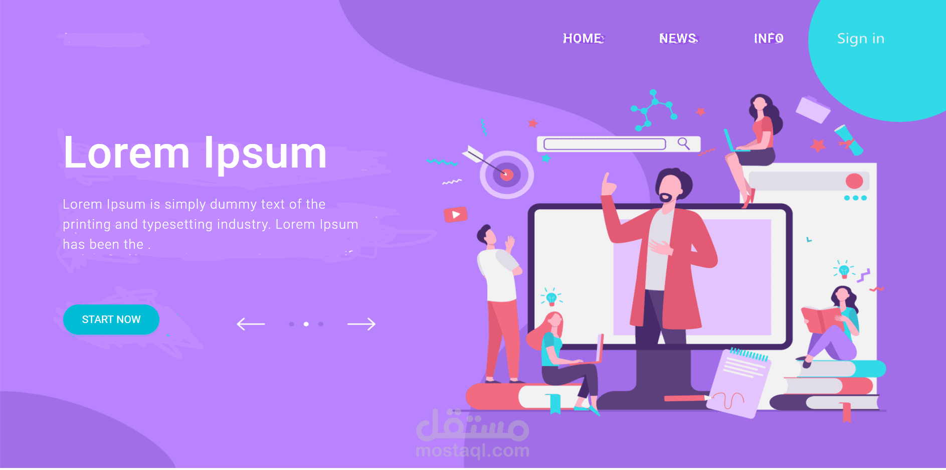 تصميم موقع سفر (travel web design)