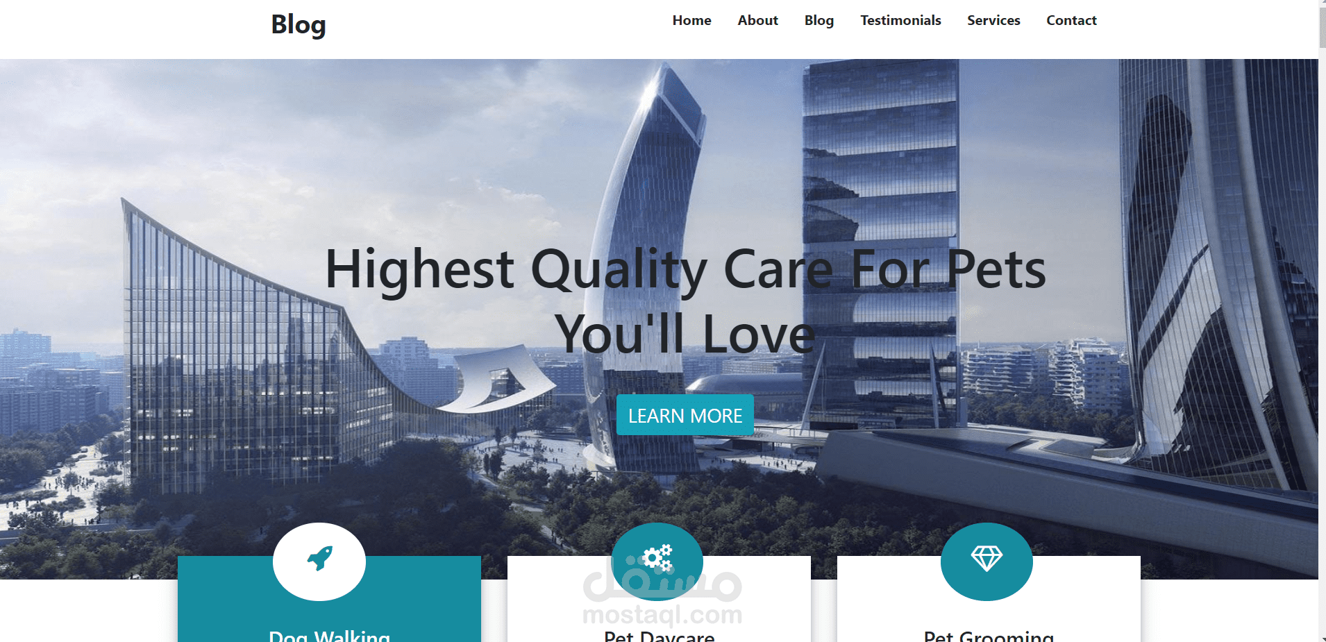 تصميم موقع وكالة (Agency web application)