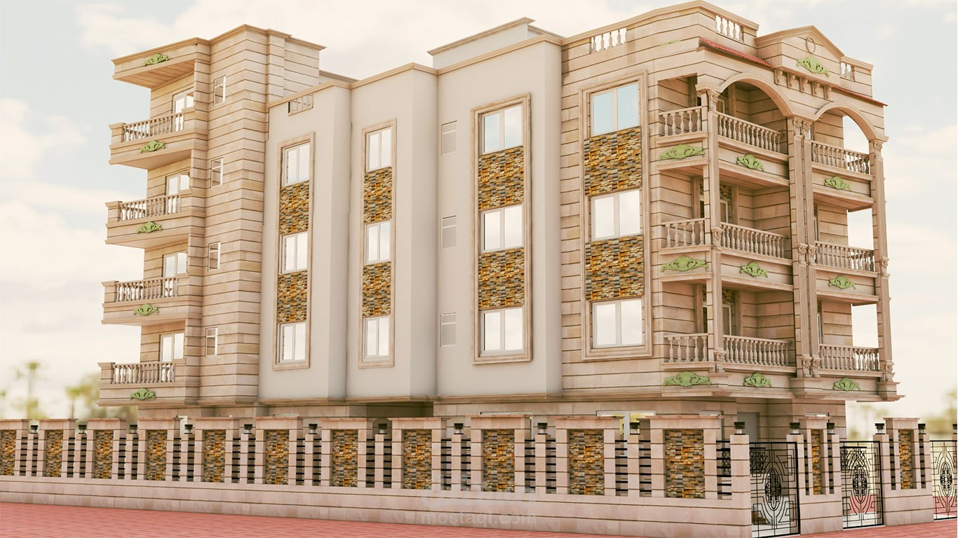 modern and new classic design facade