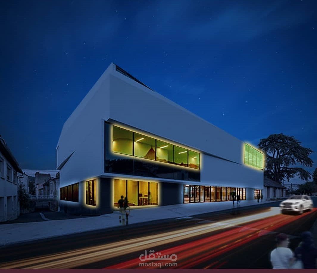 تعديل و دمج و تحرير صور هندسية معمارية