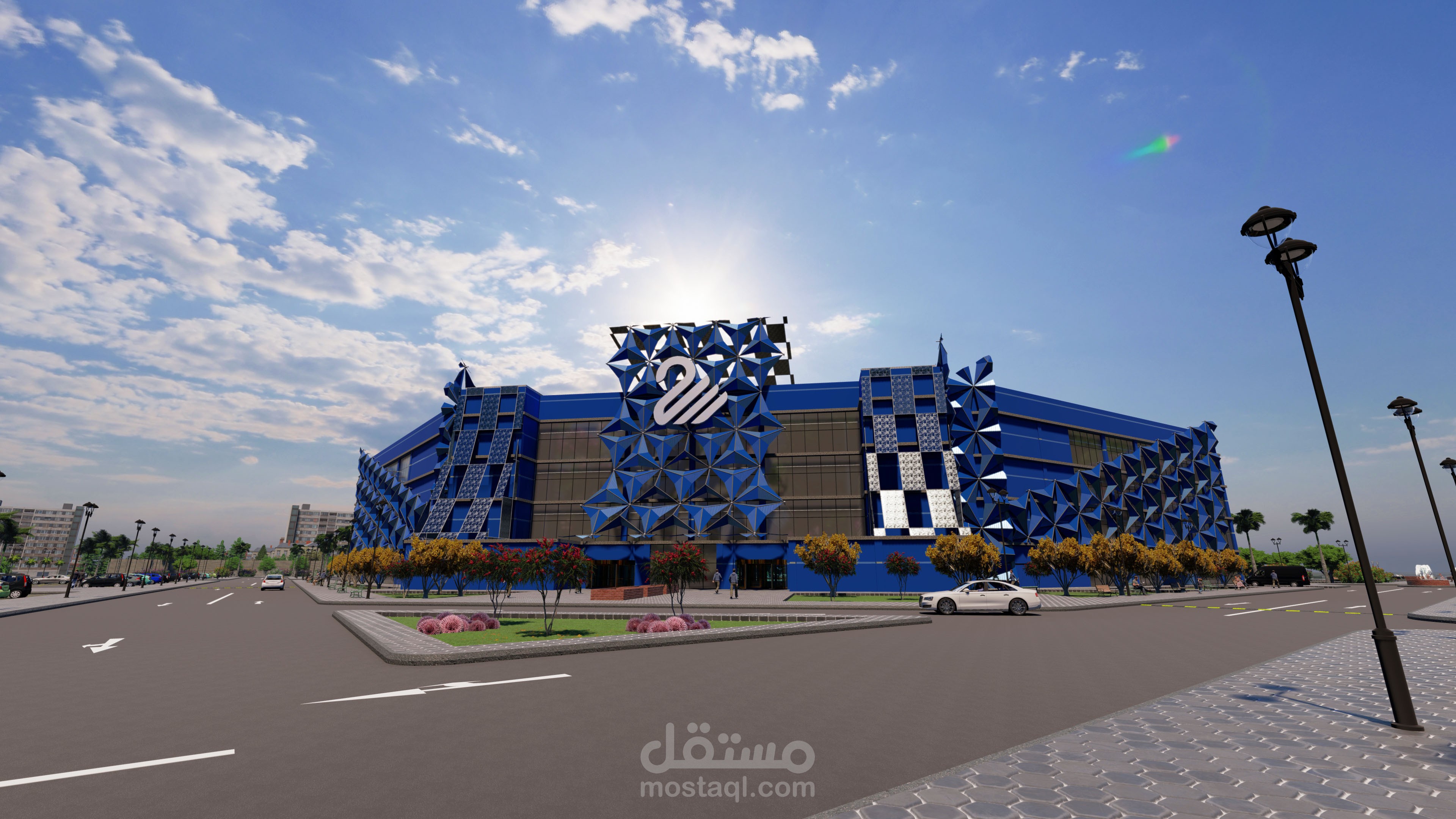 مشروع مركز تجاري و فندق